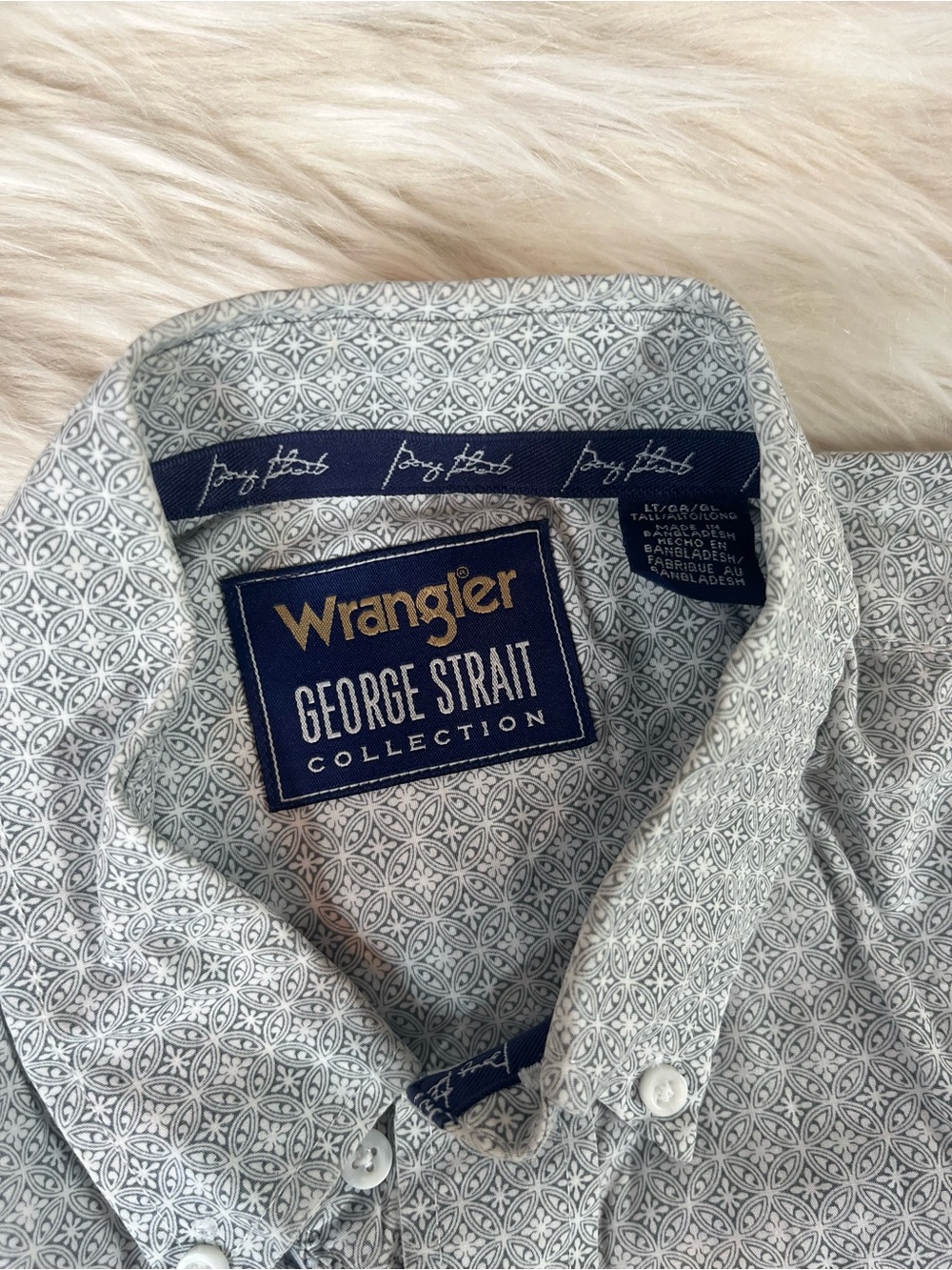 Wrangler George Strait Western Shirt Men's L - Picture 3 of 7
